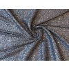 Flitrová látka na pružném tylu, šedá