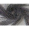 Černá  strečová síťka s kamínky