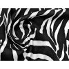Viskózová látka se zebřím vzorem
