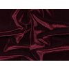 Samet velur elastický, burgundy
