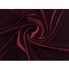 Samet velur elastický, burgundy