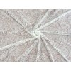 Svatební krajka na tylu s paisley vzorem – ivory