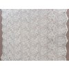 Svatební krajka na tylu s paisley vzorem – ivory