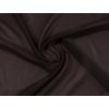 Šifon jednobarevný – čokoládový