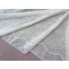 Vyšívaný tencel s květinovým vzorem – Ivory