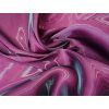 Organza Diamond – fuchsie s černým efektem