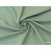 Jednobarevná krepová šatovka eucalypt