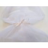 Tyl závojový třpytivý bílý