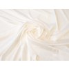 strečový satén ivory