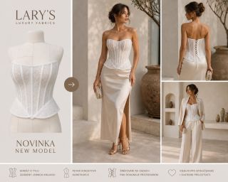 Elegantní tylový korzet zdobený jemnou krajkou ✨ Jemný, ženský a nepřehlédnutelný. 🤍 Náš nový týlový korzet krásně...
