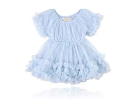 Šaty Frilly - sv. modré