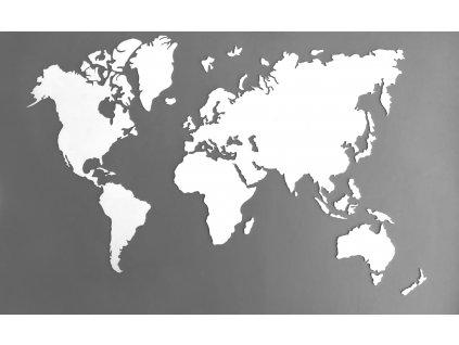 Akrylátová nástěnná mapa světa