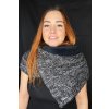 Zimni limec LASENKA pleteny black white 3