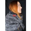 Zimni limec LASENKA pleteny black white 4