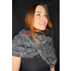 Zimni limec LASENKA pleteny black white 5