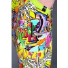 Kalhoty baggy LA IMB 018 COLOR GRAFFITI 7