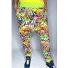 Kalhoty baggy LA IMB 018 COLOR GRAFFITI 1
