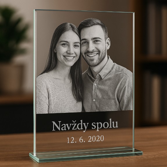 Skleněné plakety s fotografií - dárek plný emocí
