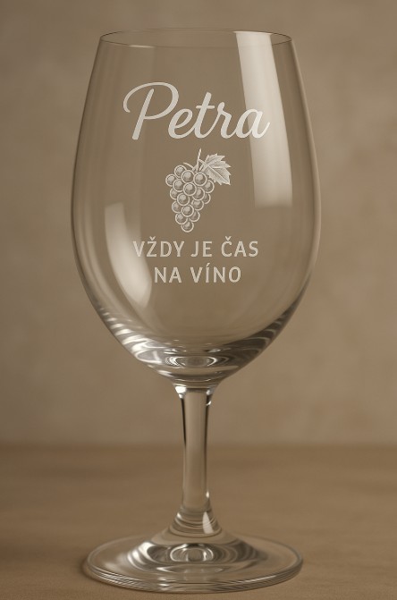 Gravírované skleničky na víno - skleničky s duší