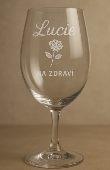 gravírování jména Lucie