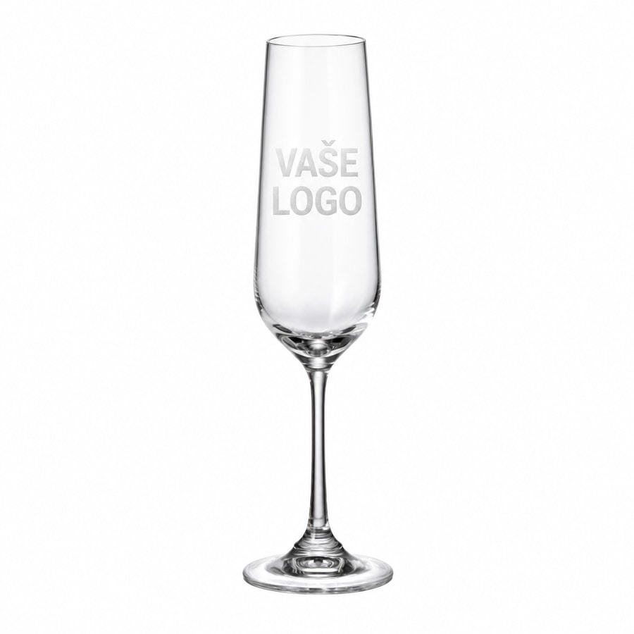 Sklenička na víno 0,2 l s ukázkou gravírování VAŠE LOGO