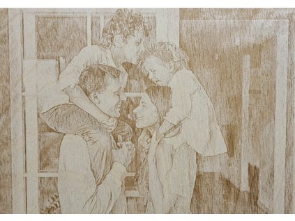 Fotka na dřevě - A5