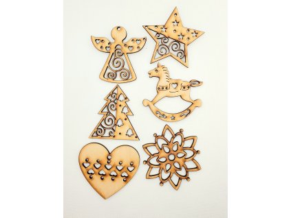 Vianočné ozdoby Set 3