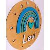 Drevené detská dekorácia Dúha
