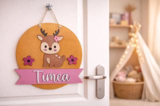 Nové prírastky ♥️ (pridáme aj ďalšie dizajny) Drevené ručne maľované závesné menovky. https://www.sashe.sk/Lasercom...