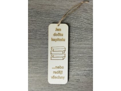 Záložka do knížky - Jen dočtu kapitolu