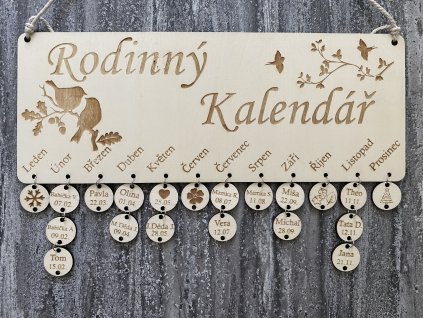 Rodinný kalendář