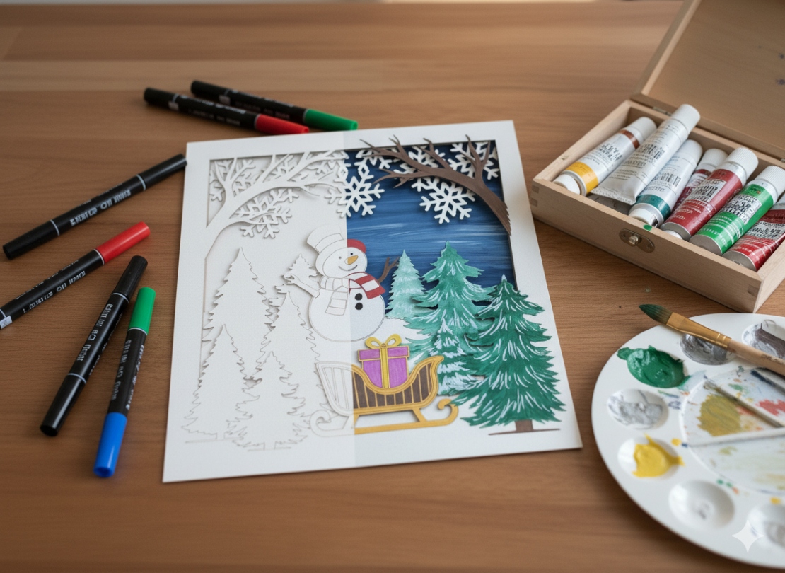 Prostorové omalovánky