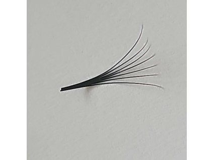 Vejáriky sypané 7D čierne