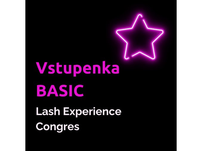 Vstupenka BASIC - Lash Experience kongres