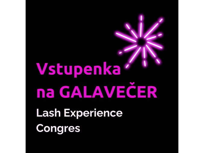 Vstupenka Bna galavečer
