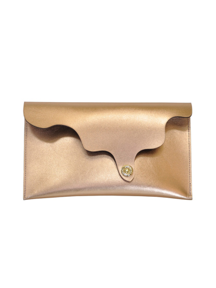 KOŽENÉ PSANÍČKO WAVE ON PINK GOLD
