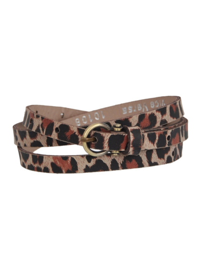 KOŽENÝ PÁSEK IOLI TINY LEOPARD