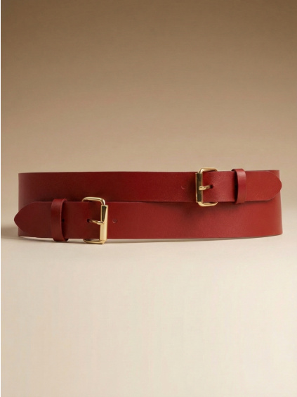 KOŽENÝ PÁSEK EMMA RED