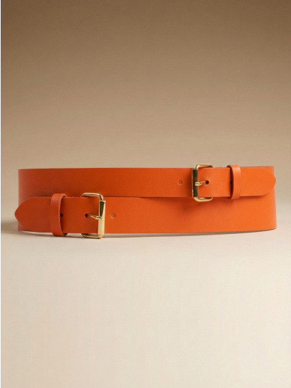 KOŽENÝ PÁSEK EMMA ORANGE