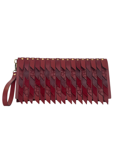 KOŽENÉ PSANÍČKO ARIDEA CROCO BORDEAUX