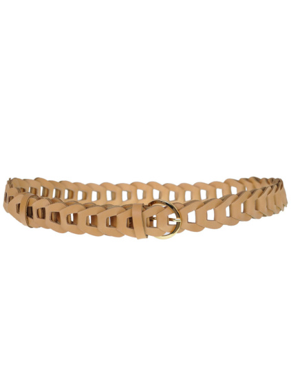 KOŽENÝ OZDOBNÝ PÁSEK KATIA CAMEL