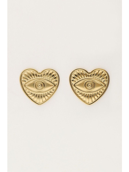 iconic earrings with heart eyes packshot