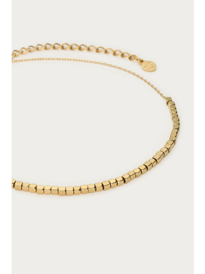 product images anklet with square beads close up 1