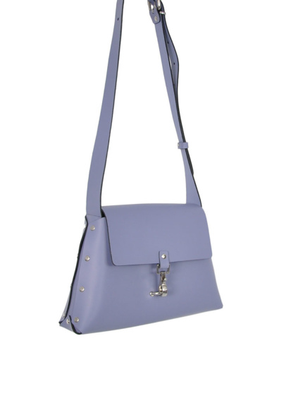 KOŽENÁ KABELKA AMORGOS LILAC GREY