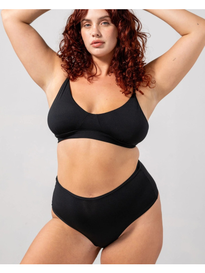 micro highwaist thong black 54