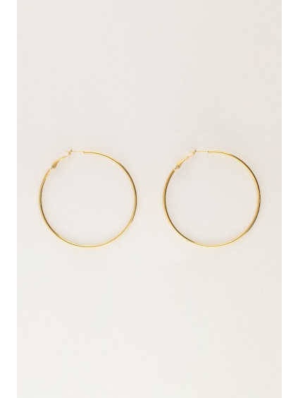 product images hoop earrings thin medium gold front 2 1
