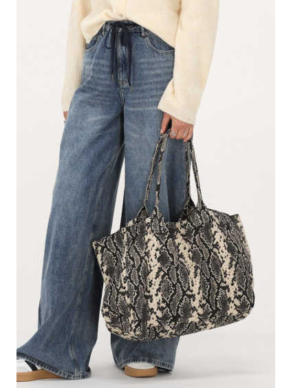 product images large tote bag with snake print