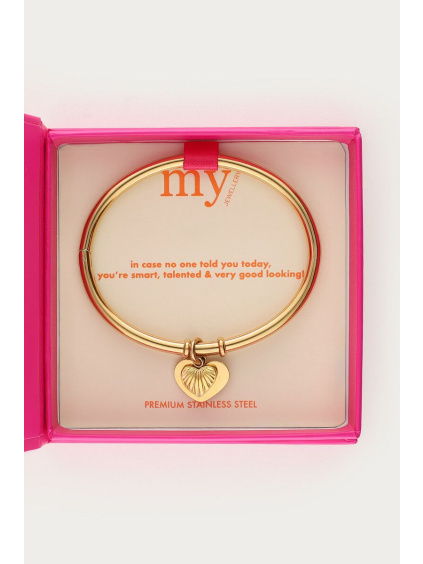 product images 22gratitude bangle with hearts mj14706 gratitude 22 gold package 1