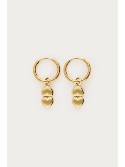 product images minimalist hoop earrings with double hearts mj14774minimalist hoop earrings with double hearts mj14774 gold packshot