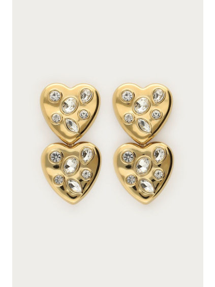 product images midnight statement drop earrings with two hearts mj14699 gold packshot